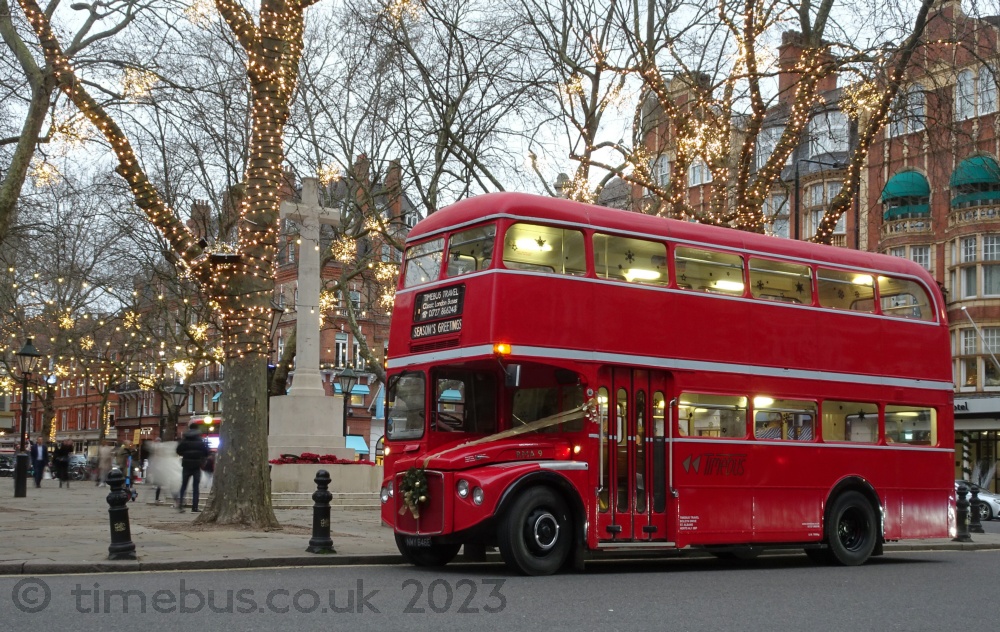 Christmas Routemaster - Sloane Square, Chelsea