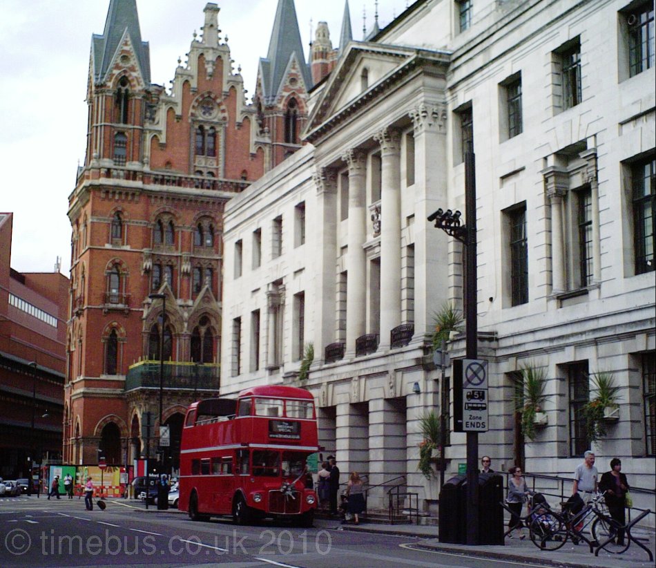 Parked with St Pancras Hotel behind - Camden Register Office, Camden Town Hall